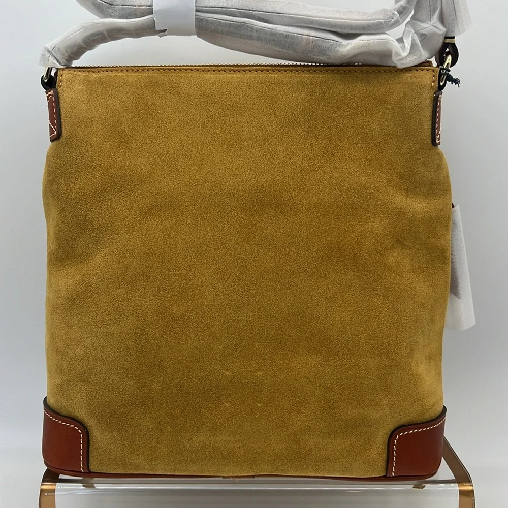 Dooney & Bourke Suede Crossbody Chamois